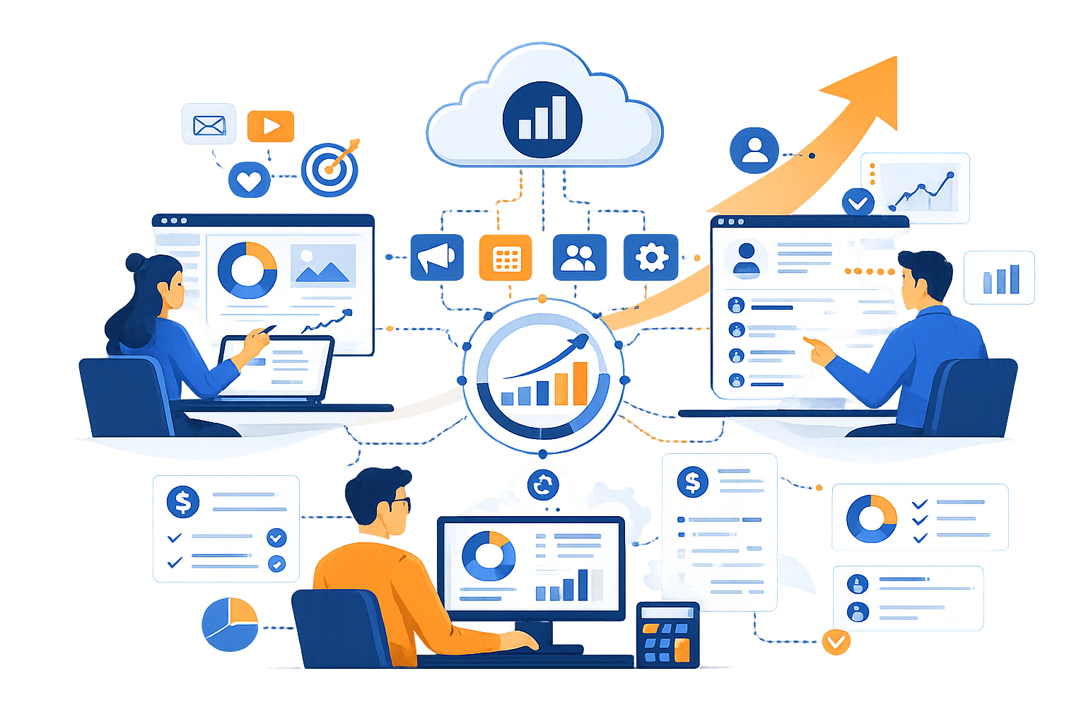 Business Solutions Illustration